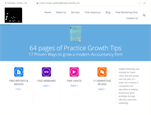 Tablet Screenshot of insight-marketing.com